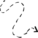 arrows,direction,down arrow,curved arrow,curve,Trajectory,broken line,curve line ok 